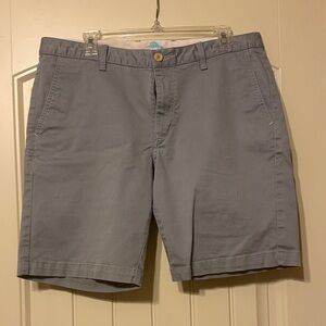 Tommy Bahama Light Gray Flat Front Shorts